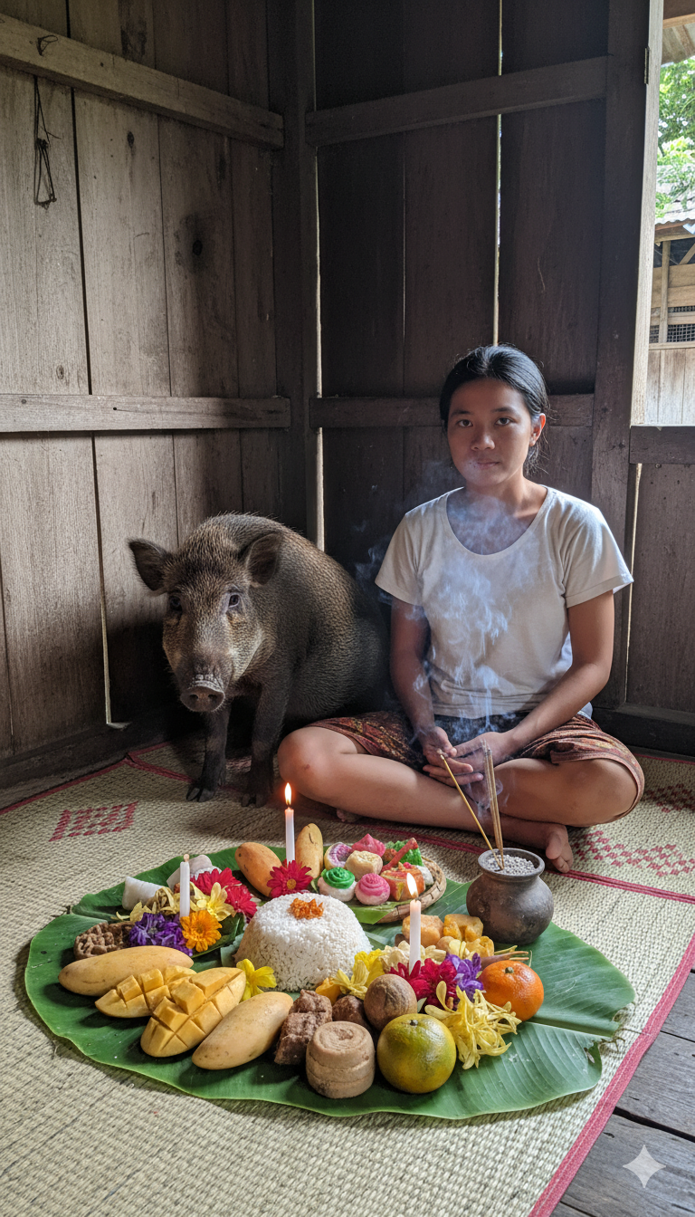 Ritual Mistis di Rumah Kayu Tua